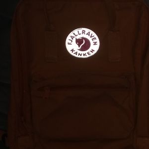 Mustard full size fjallraven kanken backpack